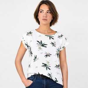 T-shirt All-over Blanc Femme STERED