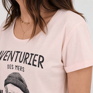 T-shirt Aventurier des Mers Pèche Femme STERED