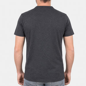 T-shirt col boutonné EKM anthracite