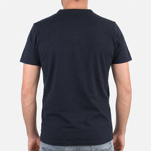 T-shirt col boutonné EKM marine