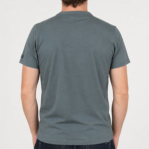 T-shirt col boutonné Stered héritage kaki