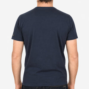 T-shirt col boutonné Stered héritage marine