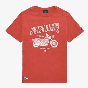 T-shirt breizh bikers rouge Enfant STERED