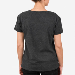 T-shirt Fureur de vivre Anthracite Femme STERED