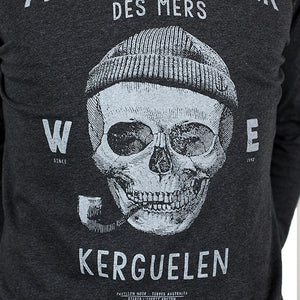 T-shirt manches longues aventurier des mers anthracite