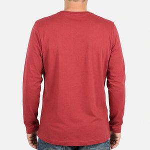 T-shirt manches longues aventurier des mers brique