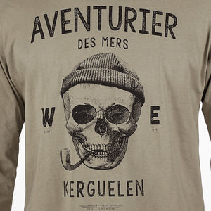 T-shirt manches longues aventurier des mers kaki