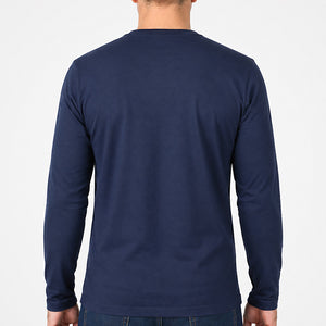 T-shirt manches longues breizh surfer bleu marine