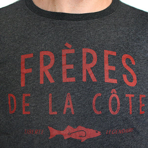 T-shirt manches longues frères de la côte anthracite