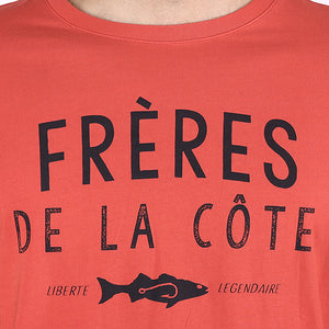 T-shirt manches longues frères de la côte rouge