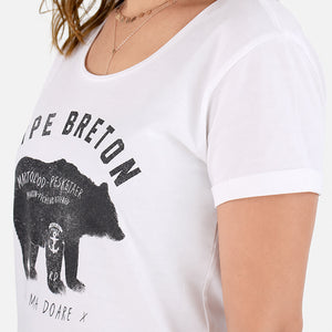 T-shirt Type Breton Ecru Femme STERED