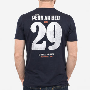 T-shirt 29 Penn ar bed bleu marine Homme STERED