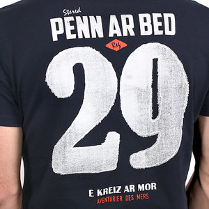 T-shirt 29 Penn ar bed bleu marine