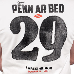T-shirt 29 Penn ar bed écru