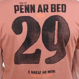 T-shirt 29 Penn ar bed rouille