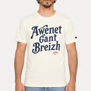 T-shirt Awenet Gant Breizh écru