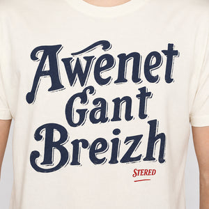 T-shirt Awenet Gant Breizh écru
