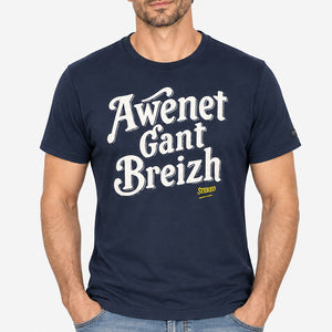 T-shirt Awenet Gant Breizh Bleu marine Homme STERED