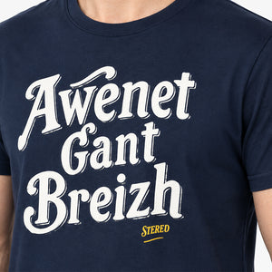 T-shirt Awenet Gant Breizh Bleu marine
