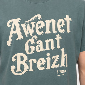 T-shirt Awenet Gant Breizh vert