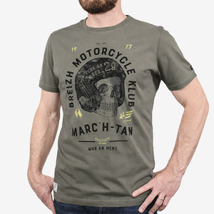T-shirt Breizh Motorcycle Klub Kaki