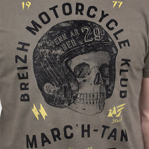 T-shirt Breizh Motorcycle Klub Kaki