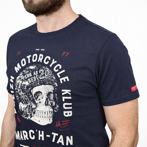 T-shirt Breizh Motorcycle Klub Marine