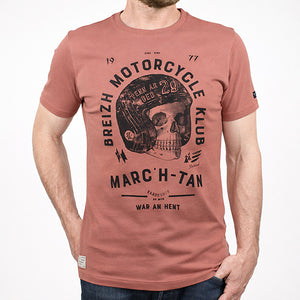 T-shirt Breizh Motorcycle Klub Rouille Homme STERED