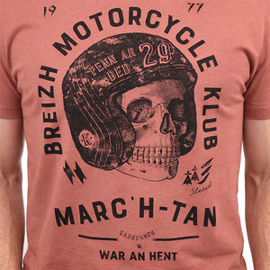 T-shirt Breizh Motorcycle Klub Rouille