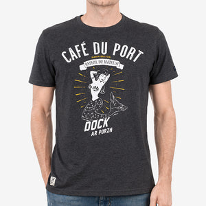 T-shirt Café du Port Anthracite Homme STERED