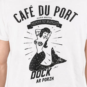 T-shirt Café du Port blanc