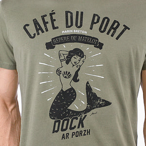 T-shirt Café du Port kaki