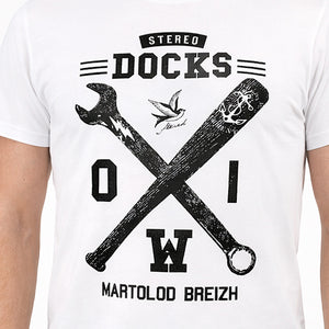 T-shirt Docks Blanc