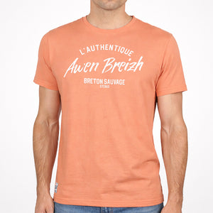 T-shirt Docks Orange Homme STERED
