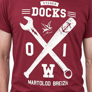 T-shirt Docks Rouge