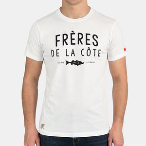 T-shirt Frere de la Cote Blanc Homme STERED