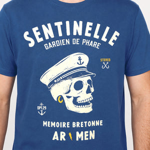 T-shirt Sentinelle bleu
