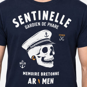 T-shirt Sentinelle bleu marine