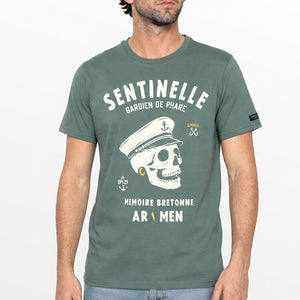 T-shirt Sentinelle vert Homme STERED