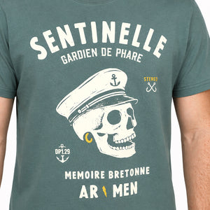 T-shirt Sentinelle vert