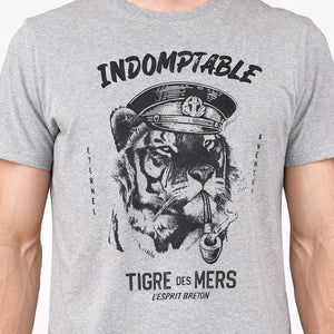 T-shirt Tigre des Mers Gris clair