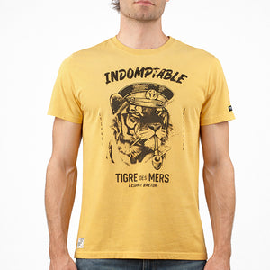 T-shirt Tigre des Mers Jaune Homme STERED