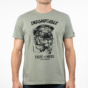 T-shirt Tigre des Mers Olive