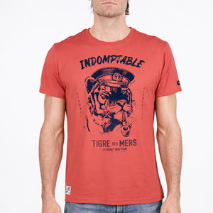 T-shirt Tigre des Mers Rouge Homme STERED