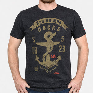 T-shirt Ancre Kan ar Mor anthracite Homme STERED
