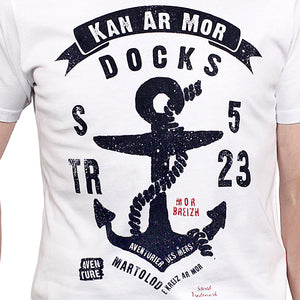 T-shirt Ancre Kan ar Mor blanc