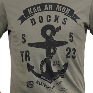 T-shirt Ancre Kan ar Mor kaki