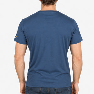 T-shirt Aventurier Pesk bleu pivoine