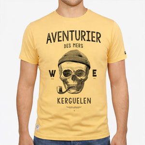 T-shirt Aventurier des Mers Jaune Homme STERED