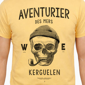 T-shirt Aventurier des Mers Jaune